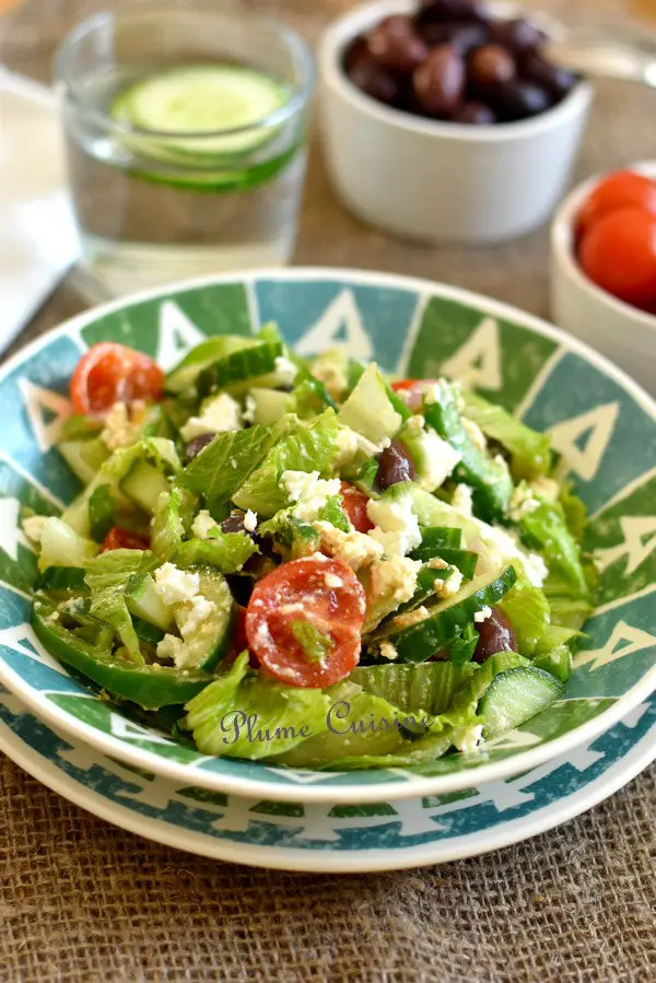 Salade Grecque Facile Une Plume Dans La Cuisine