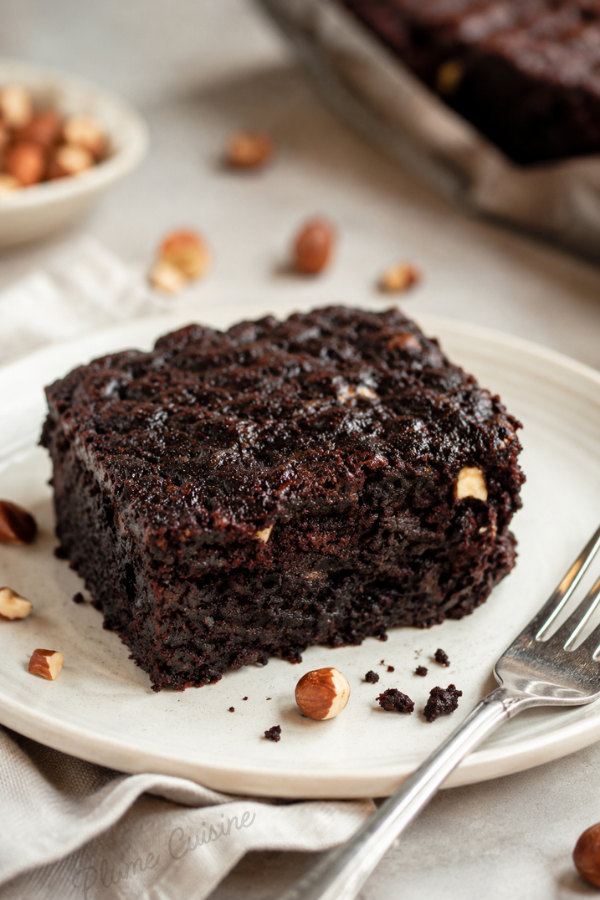 Brownie au chocolat et aux courgettes