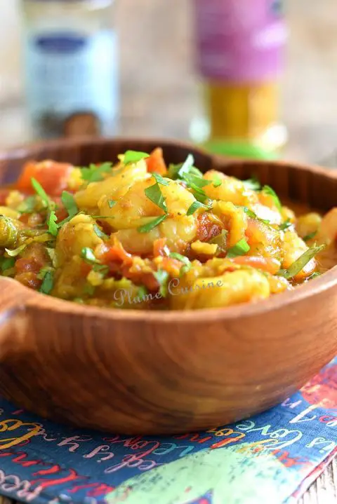 Crevettes-épicées-Chingri-Maach