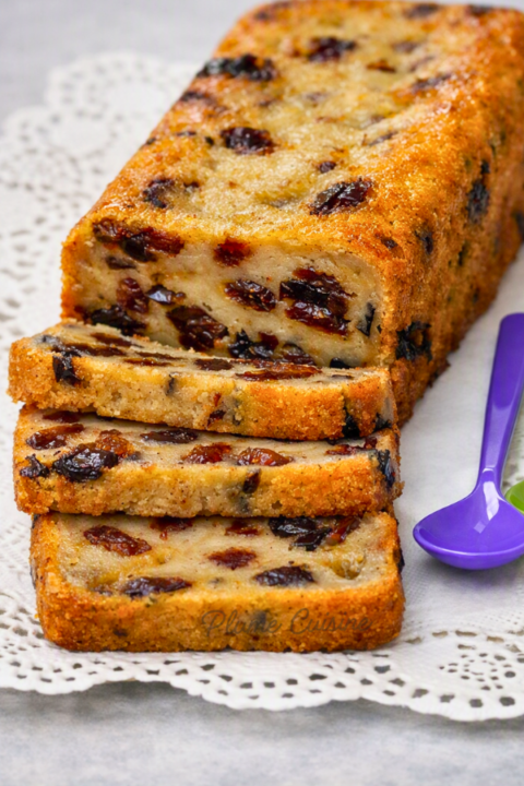 Délicieux Pudding antillais aux raisins et au rhum