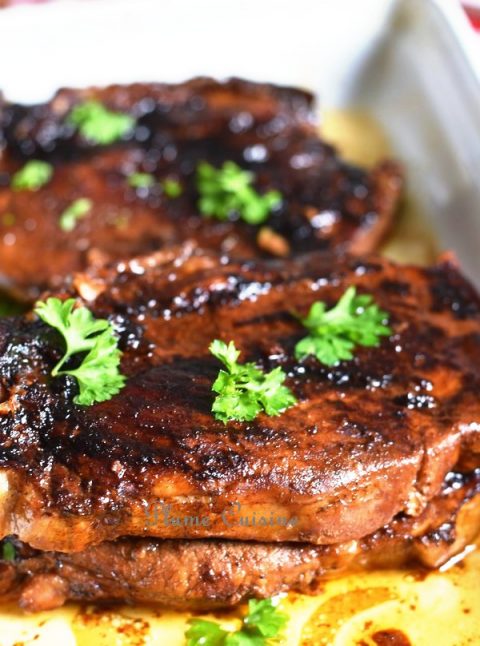 Marinade-côtelettes-de-porc-au-four-recette