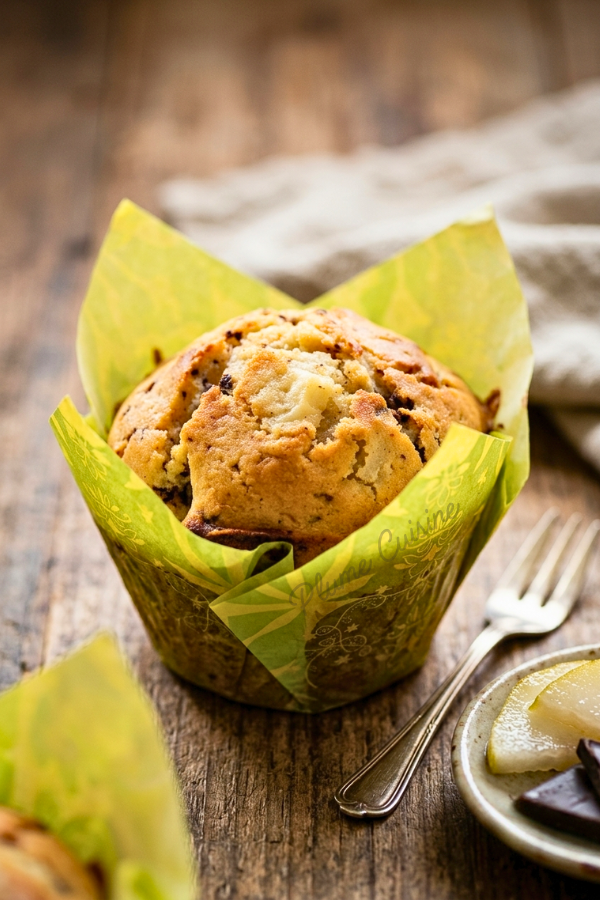 Muffins poires et chocolat