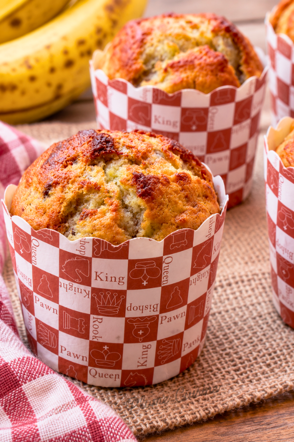 Délicieux muffins à la banane