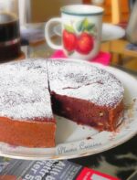 Gâteau-banane-et-chocolat-en-poudre