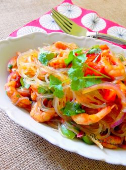 Salade-thaï-aux crevettes