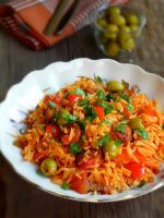 Riz-chorizo-tomates-olives