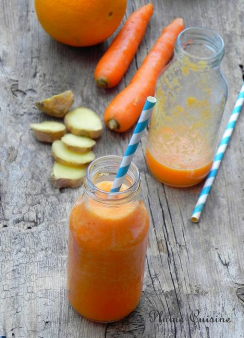Smoothie orange-carotte-gingembre | Une Plume dans la Cuisine