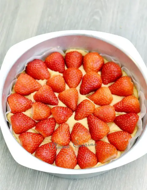 gâteau-fraise-recette