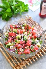 Salade-pastèque-et-feta-recette