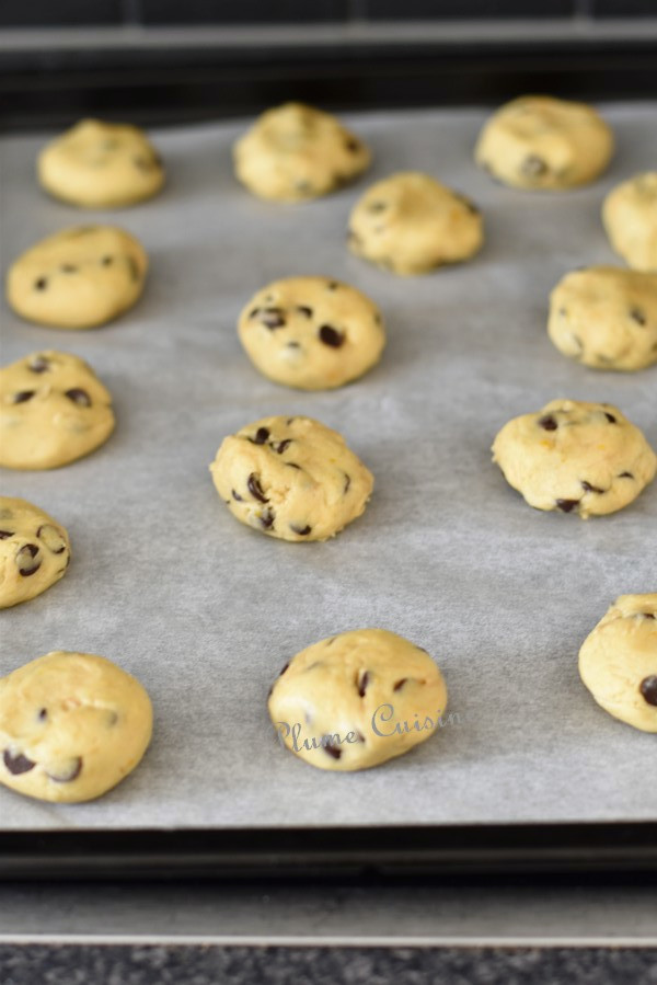 Biscuits à L'orange Et Aux Pépites De Chocolat | Une Plume Dans La Cuisine