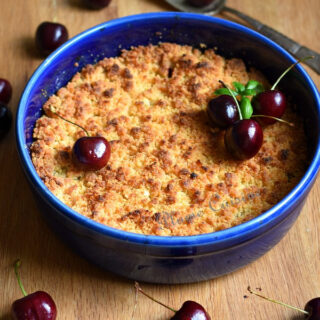 Crumble-aux-cerises-recette