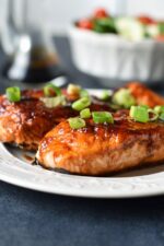 Saumon-miel-soja-recette