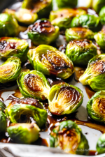 Choux de Bruxelles au vinaigre balsamique et au miel