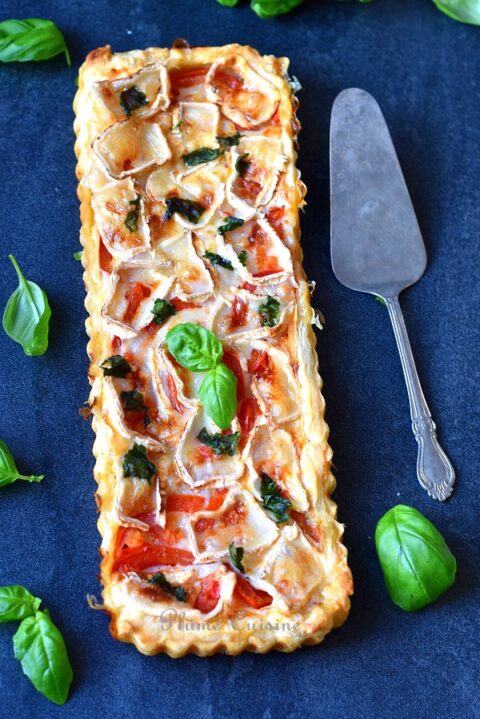 Tarte-tomate-chèvre-recette