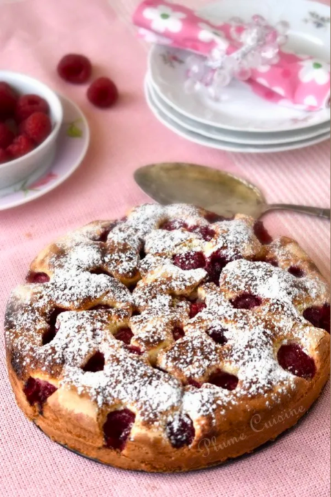 Gâteau-framboise-facile-recette