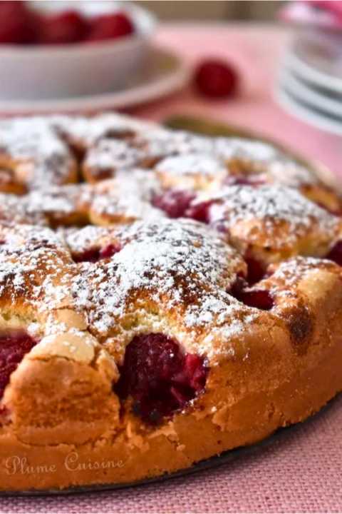 Gâteau-framboise-facile-recette