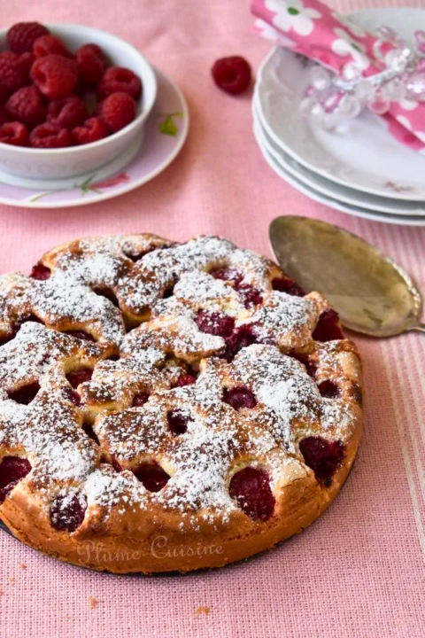 Gâteau-framboise-facile-recette