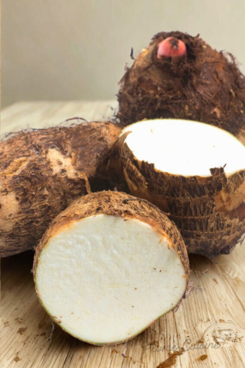 ignames antillais coupés