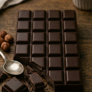 Tablette de chocolat noir