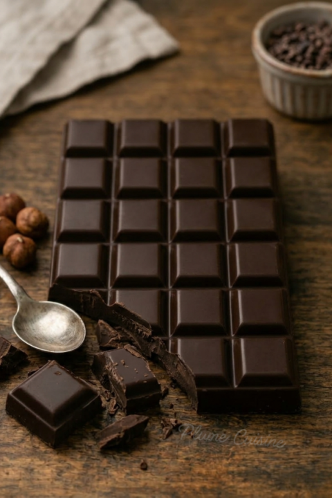 tablette de chocolat noir